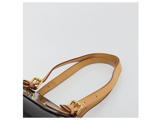 LOUIS VUITTON Monogram Vernis Rosewood Avenue Bag Amarante M93510 Auth 181823V Bordò - vista 14