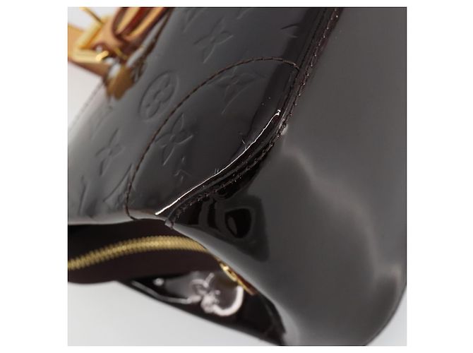 LOUIS VUITTON Monogram Vernis Rosewood Avenue Bag Amarante M93510 Auth 181823V Bordò - vista 17