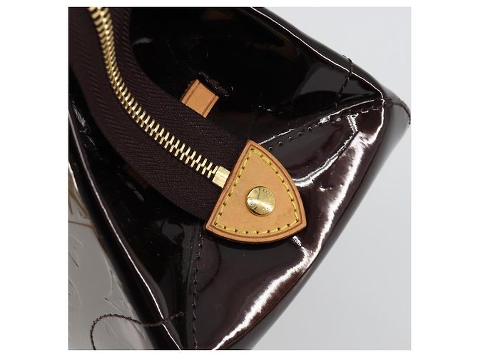 LOUIS VUITTON Monogram Vernis Rosewood Avenue Bag Amarante M93510 Auth 181823V Bordò - vista 18