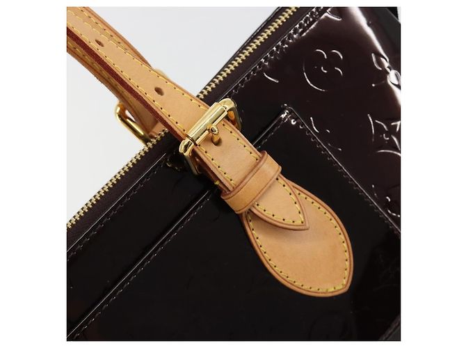LOUIS VUITTON Monogram Vernis Rosewood Avenue Bag Amarante M93510 Auth 181823V Bordò - vista 19