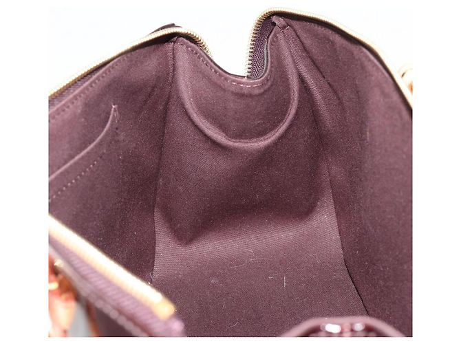 LOUIS VUITTON Monogram Vernis Rosewood Avenue Bag Amarante M93510 Auth 181823V Bordò - vista 21