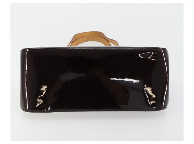 LOUIS VUITTON Monogram Vernis Rosewood Avenue Bag Amarante M93510 Auth 181823V Bordò - vista 5