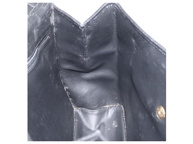 Borsa Christian Dior in pelle 2way nera e oro Autentica 180092 Nero D'oro - vista 20