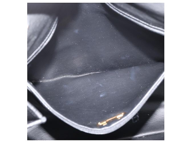 Borsa Christian Dior in pelle 2way nera e oro Autentica 180092 Nero D'oro - vista 23