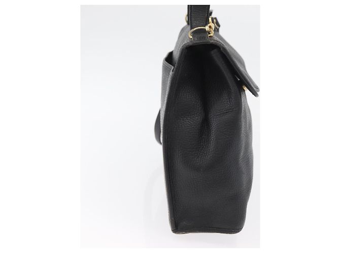 Borsa Christian Dior in pelle 2way nera e oro Autentica 180092 Nero D'oro - vista 4