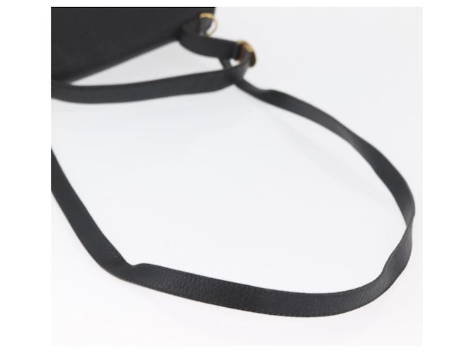 Borsa Christian Dior in pelle 2way nera e oro Autentica 180092 Nero D'oro - vista 8