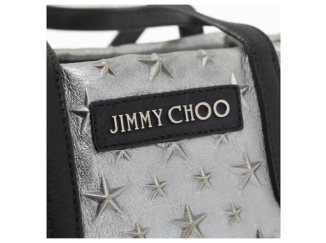 Borsa Jimmy Choo in pelle azzurro chiaro argento Auth BA13173 Blu chiaro - vista 17
