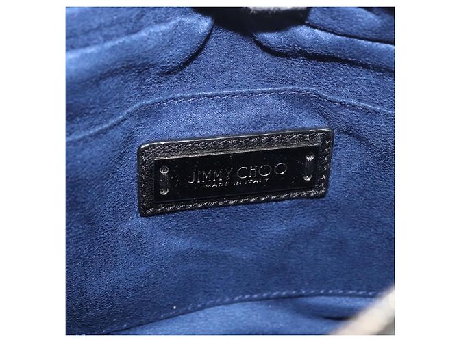 Borsa Jimmy Choo in pelle azzurro chiaro argento Auth BA13173 Blu chiaro - vista 18