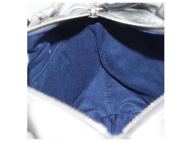 Borsa Jimmy Choo in pelle azzurro chiaro argento Auth BA13173 Blu chiaro - vista 19