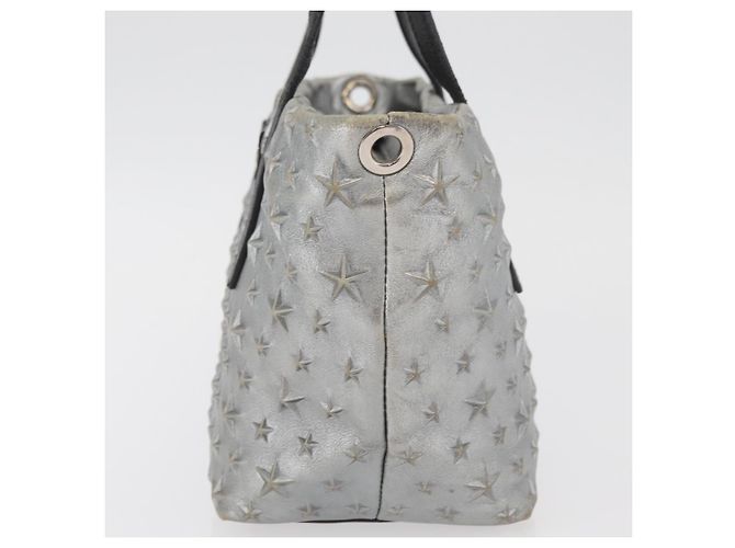 Borsa Jimmy Choo in pelle azzurro chiaro argento Auth BA13173 Blu chiaro - vista 3