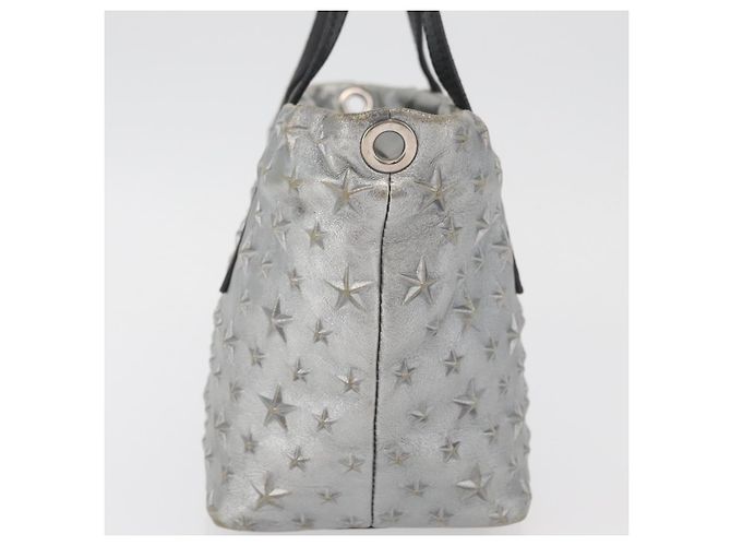 Borsa Jimmy Choo in pelle azzurro chiaro argento Auth BA13173 Blu chiaro - vista 4