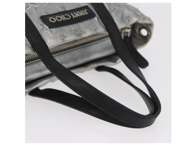 Borsa Jimmy Choo in pelle azzurro chiaro argento Auth BA13173 Blu chiaro - vista 7
