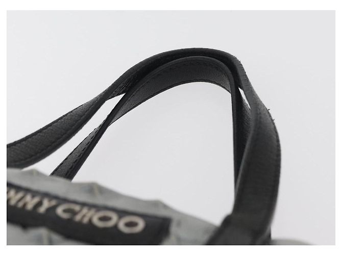 Borsa Jimmy Choo in pelle azzurro chiaro argento Auth BA13173 Blu chiaro - vista 8