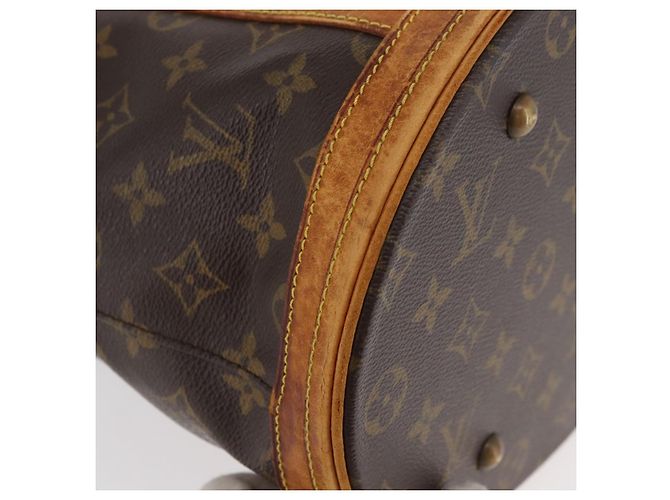 LOUIS VUITTON Borsa a Spalla Monogram Bucket GM M42236 LV Auth 178888 Monogramma - vista 14