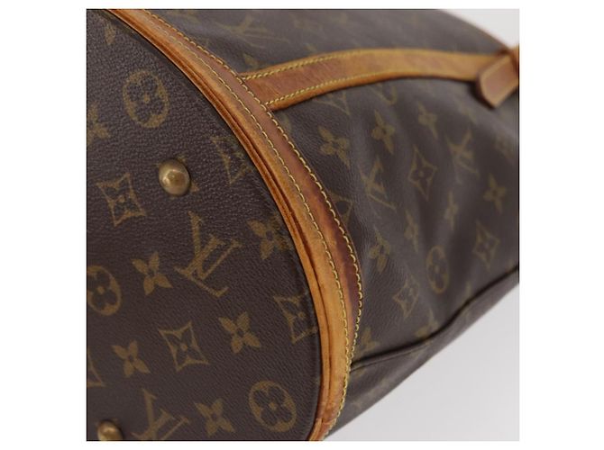 LOUIS VUITTON Borsa a Spalla Monogram Bucket GM M42236 LV Auth 178888 Monogramma - vista 15