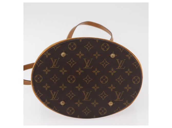 LOUIS VUITTON Borsa a Spalla Monogram Bucket GM M42236 LV Auth 178888 Monogramma - vista 5