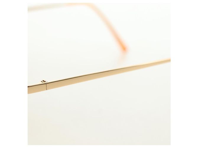 Gafas de sol CHANEL metal Orange CC Auth yk20403SAM Naranja - vista 16