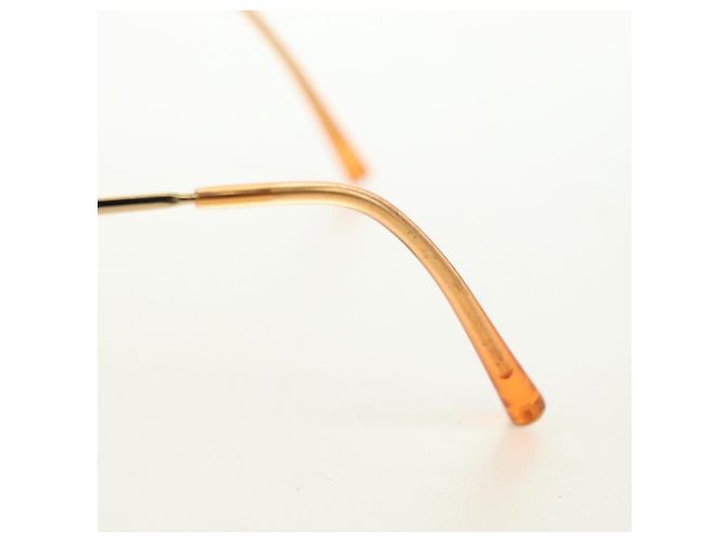 Gafas de sol CHANEL metal Orange CC Auth yk20403SAM Naranja - vista 17