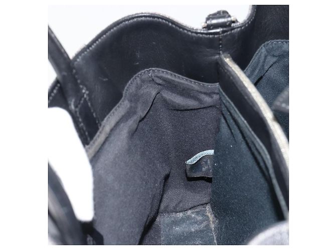 Borsa FENDI 2 JOURS Denim 2way Blu Argento Auth ka4513 - vista 20