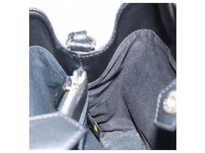 Borsa FENDI 2 JOURS Denim 2way Blu Argento Auth ka4513 - vista 21