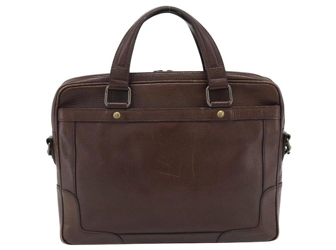 Borsa a mano BURBERRY in pelle 2way Marrone Oro Auth BA13168 D'oro - vista 2