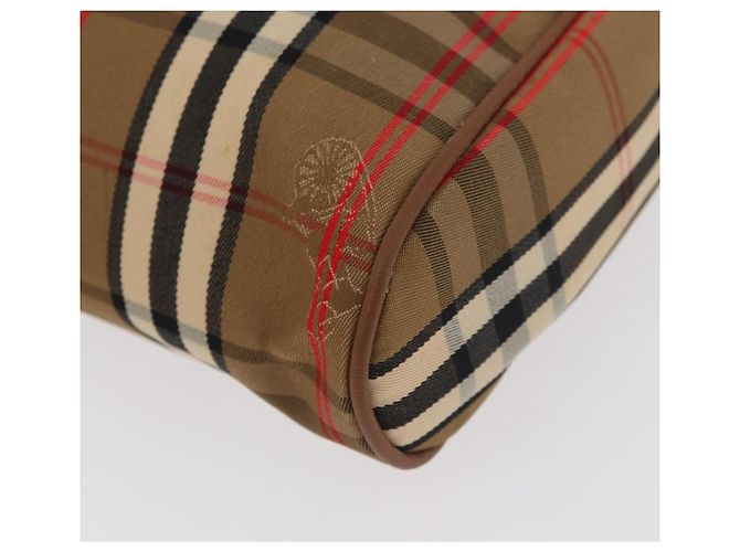 Clutch Burberrys Nova Check in tela Set Beige Auth 180194 - vista 14