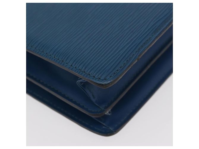 LOUIS VUITTON Epi Capuchin Shoulder Bag Blue M52345 LV Auth BA13140 - vista 14