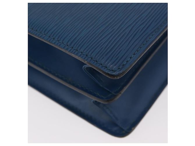 LOUIS VUITTON Epi Capuchin Shoulder Bag Blue M52345 LV Auth BA13140 - vista 16