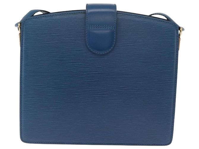 LOUIS VUITTON Epi Capuchin Shoulder Bag Blue M52345 LV Auth BA13140 - vista 2
