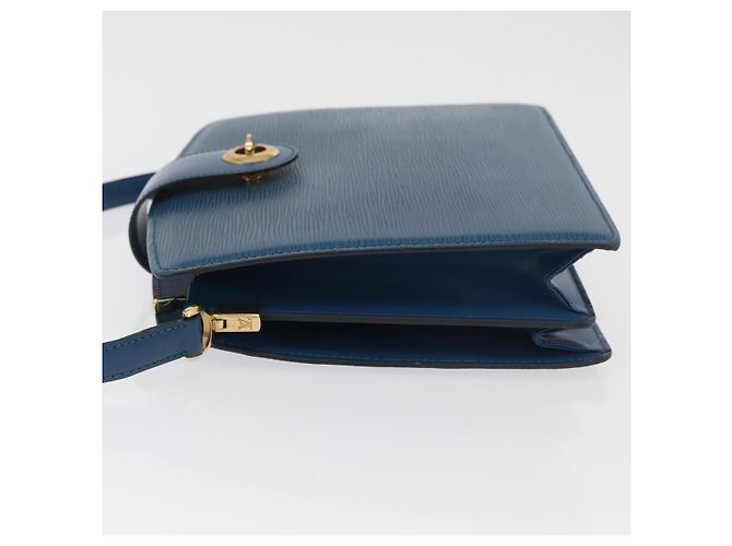 LOUIS VUITTON Epi Capuchin Shoulder Bag Blue M52345 LV Auth BA13140 - vista 4