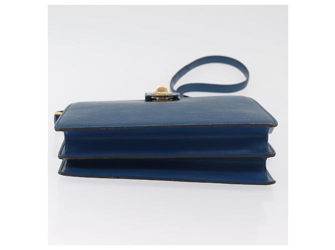 LOUIS VUITTON Epi Capuchin Shoulder Bag Blue M52345 LV Auth BA13140 - vista 5