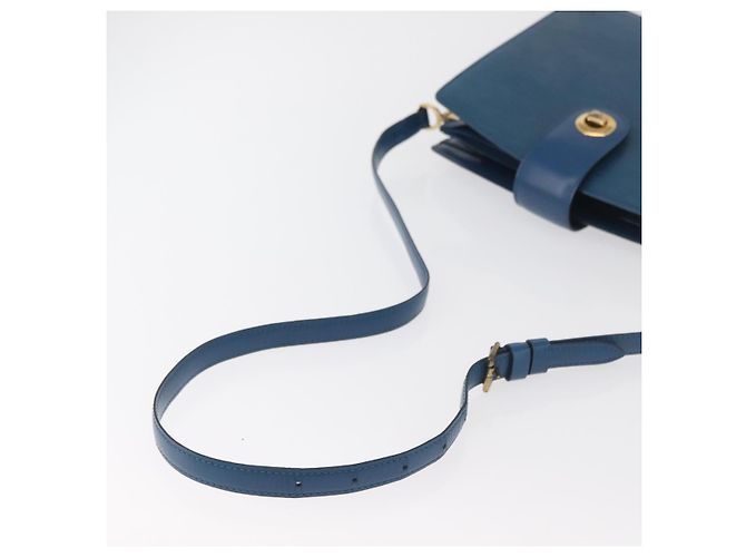 LOUIS VUITTON Epi Capuchin Shoulder Bag Blue M52345 LV Auth BA13140 - vista 7