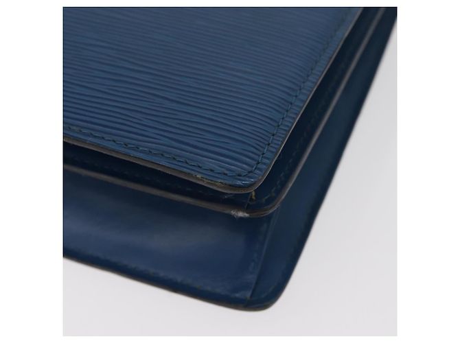 LOUIS VUITTON Epi Capuchin Shoulder Bag Blue M52345 LV Auth BA13140 - vista 9