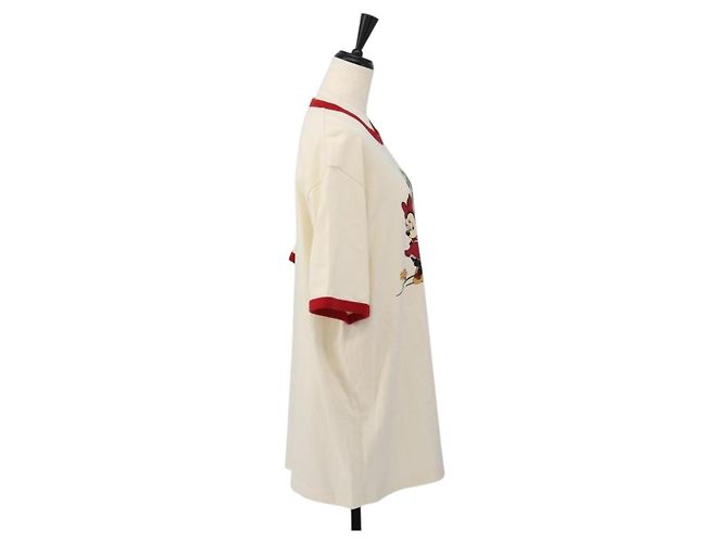 Camiseta de manga corta Coach CoachxDisney de algodón L Blanco Auth 167323M - vista 3