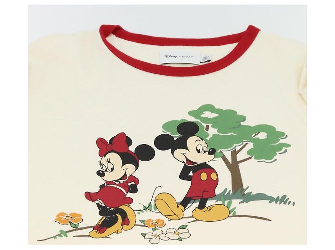 Camiseta de manga corta Coach CoachxDisney de algodón L Blanco Auth 167323M - vista 5