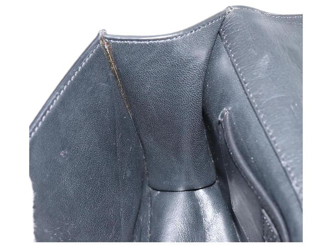 Borsa a Spalla con Catena VERSACE in Pelle Nera e Oro Auth BA13207 Nero D'oro - vista 20