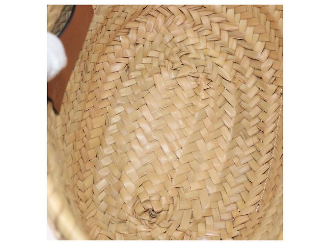 LOEWE Studio Ghibli My Neighbor Totoro Pitch Black Basket Small Auth 167381SAM Beige - vista 11