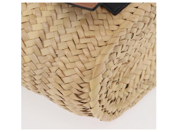 LOEWE Studio Ghibli My Neighbor Totoro Pitch Black Basket Small Auth 167381SAM Beige - vista 14
