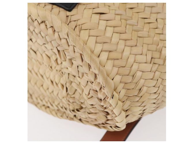 LOEWE Studio Ghibli My Neighbor Totoro Pitch Black Basket Small Auth 167381SAM Beige - vista 15