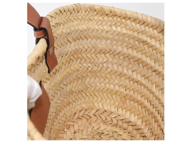 LOEWE Studio Ghibli My Neighbor Totoro Pitch Black Basket Small Auth 167381SAM Beige - vista 18