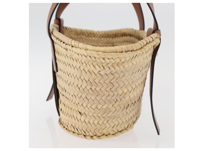 LOEWE Studio Ghibli My Neighbor Totoro Pitch Black Basket Small Auth 167381SAM Beige - vista 3