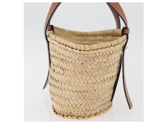LOEWE Studio Ghibli My Neighbor Totoro Pitch Black Basket Small Auth 167381SAM Beige - vista 4