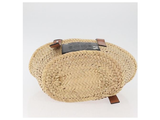 LOEWE Studio Ghibli My Neighbor Totoro Pitch Black Basket Small Auth 167381SAM Beige - vista 5