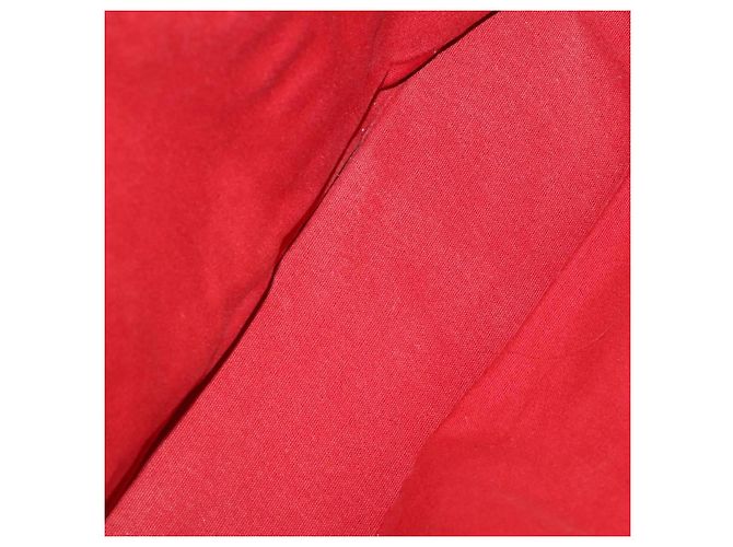 Hermès Borsa Fourre Tout HERMES Cotton 4 Set White Black Red Auth 176443 Nero Bianco Rosso - vista 7
