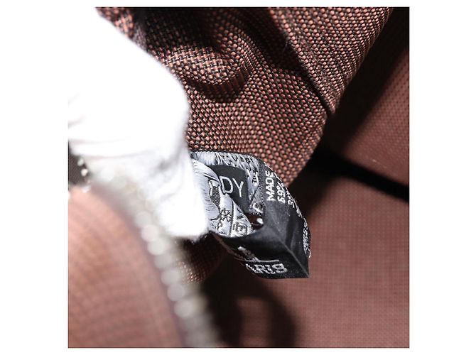 Hermès Bolso HERMES Fourre Tout MM Canvas Marrón Plata Auth 181710 Castaño - vista 12