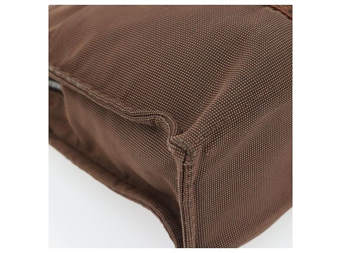Hermès Bolso HERMES Fourre Tout MM Canvas Marrón Plata Auth 181710 Castaño - vista 16
