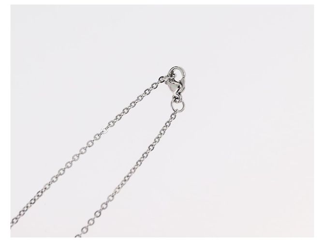 Hermès Collana HERMES Pop Ash H in metallo Argento Autentica 182551M - vista 13