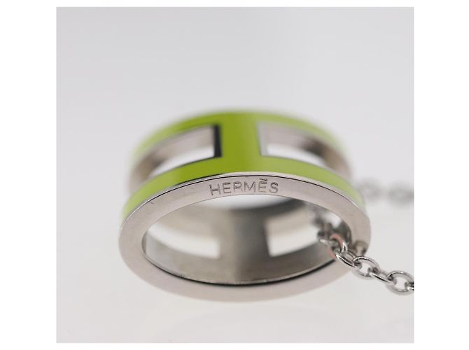 Hermès Collana HERMES Pop Ash H in metallo Argento Autentica 182551M - vista 14