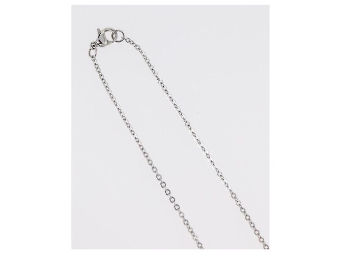 Hermès Collana HERMES Pop Ash H in metallo Argento Autentica 182551M - vista 7