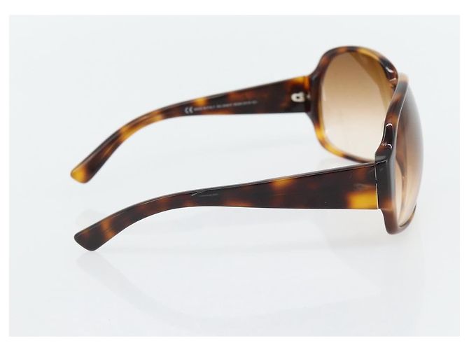 Gafas de sol GUCCI estampado carey plástico marrón Auth BA13260 Castaño - vista 4